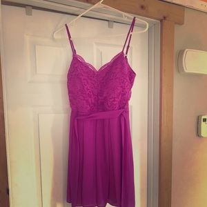 Pretty blue/pink hue dress